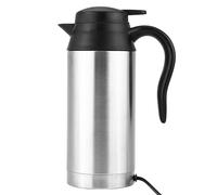 BTOSEP Bollitore elettrico per auto, 750 ml, in acciaio inox, per viaggi, materiale sicuro per alimenti