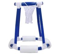 BTOSEP Canestro da basket galleggiante per divertimento all'aperto, design robusto di sicurezza e due palline, 53 x 59 cm