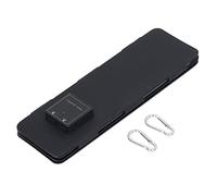 BTOSEP Caricatore a pannello solare pieghevole da 14 W, caricatore solare portatile ad alta efficienza, doppia uscita USB per attività all'aperto, silicone policristallino, design compatto (blu)