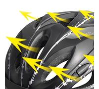 BTOSEP Casco da Ciclismo Resistente Agli Urti, Regolabile con Occhiali | Design con fibbia di sicurezza, materiale resistente al calore, ideale per le gare ciclistiche