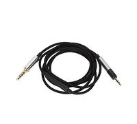 BTOSEP Cavo di ricambio per cuffie, microfono morbido di alta qualità, controllo del volume per HD598, HD558, HD518, HD595, nero, 120 cm