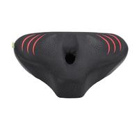 BTOSEP Cuscino per sellino da bicicletta, ispessito, traspirante, per Peloton, ampio assorbimento degli urti, confortevole esperienza di guida, 1 unità (nero rosso)