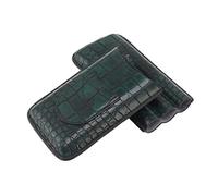 BTOSEP Custodia porta sigari in pelle artificiale, portatile e leggera, perfetta per viaggi e feste, può contenere 3 sigari, design