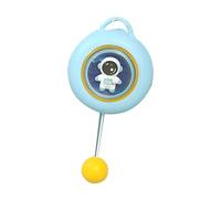 BTOSEP Dispositivo di allenamento per ping pong, regolabile, interattivo, per interni, casa, materiale sicuro per bambini (blu)