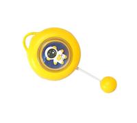 BTOSEP Dispositivo di allenamento per ping pong, regolabile, interattivo, per interni, casa, materiale sicuro per bambini (giallo)