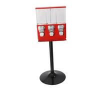 BTOSEP Distributore Automatico di Caramelle con Tre Scatole di Caramelle | Design antifurto, facile da usare, materiale ABS, adatto per negozi, funzionamento a gettoni
