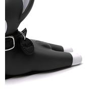 BTOSEP Fermaporta a forma di simpatico animale, cuneo decorativo per camera da letto e ufficio, in PVC, 1 pezzo (cane grigio)