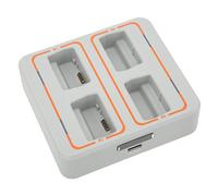 BTOSEP Hub di ricarica per Mini 3 Pro Compact Multi Caricabatteria con funzione Power Bank Leggero Facile Trasporto Grigio 4 Porte