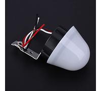 BTOSEP Interruttore Fotocellula 12V 10A per Illuminazione Stradale (220 V) | Rilevamento ambientale integrato, Funzione di ritardo per il cambiamento delle condizioni, Adatto per lampade a LED e a