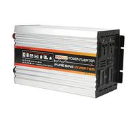 BTOSEP Inverter da 2500 W con doppio display digitale e efficienza di conversione per auto da turismo e utensili elettrici (CC 12 V)