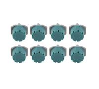 BTOSEP Irrigatore regolabile a 360 gradi, 100 pezzi, efficiente, per giardini, prati e agricoltura, materiale PE, dimensioni 1/4" (verde)