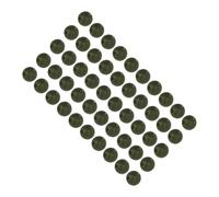 BTOSEP Kit di perline morbide per pesca alla carpa, per attrazione e protezione durante la pesca notturna, 50 perline galleggianti da 6 mm di diametro per lenze ami per esche (verde)