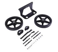 BTOSEP Kit di ruote di raffreddamento universali resistenti per tutti i terreni, altezza regolabile, base per carrello per campeggio e spiaggia, 39,4-44,5 cm