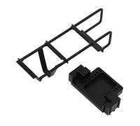 BTOSEP Kit mini scala RC con scale in metallo resistente per trattori RC 1/14, design decorativo leggero, include trave anteriore, facile installazione (nero)