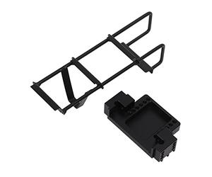 BTOSEP Kit mini scala RC con scale in metallo resistente per trattori RC 1/14, design decorativo leggero, include trave anteriore, facile installazione (nero)