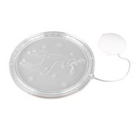 BTOSEP Luci Natalizie per Finestre 3D, Struttura Trasparente, Squisita e Bella Luce Decorativa per Finestre a LED, in Acrilico, per la Casa