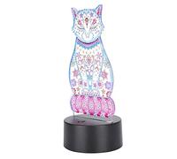 BTOSEP Luci Notturne a LED con Pittura a Diamante con Controlli Touch | Design multicolore, luce acrilica fai-da-te, perfetta per le camere da letto, migliora l\'atmosfera, opzione regalo per le