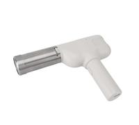 BTOSEP Macchina elettrica manuale per pasta, ricaricabile, automatica, per uso domestico, design compatto in acciaio inox (bianco)