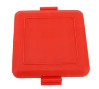 BTOSEP Macchina per microonde in silicone resistente, per cucinare rapidamente per gli amanti della colazione indaffarata, 170 x 145 x 35 mm (rosso)