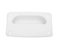 BTOSEP Maniglia rettangolare per sportello della barca, robusta e impermeabile, per un accesso senza soluzione di continuità a yacht e camper, design integrato (bianco)