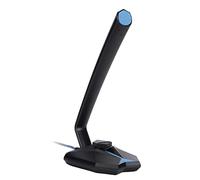 BTOSEP Microfono USB ad angolo regolabile con indicatore LED Microfono professionale da gioco per computer e desktop