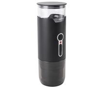 BTOSEP Mini Macchina Caffè Ricaricabile Compatta Elettrica USB Pressione 15 Bar per Viaggio Ufficio Casa Nero (Italiano Senza Riscaldamento)