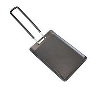 BTOSEP Mini Padella per Barbecue con Rivestimento Antiaderente | Materiale in ferro, compatto per il campeggio, facile da pulire, distribuzione uniforme del calore, adatto per feste in