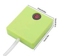 BTOSEP Mini pompa ad aria portatile per acquario, pompa di ossigeno per acquari d'acqua dolce da 80-100 l, design leggero e durevole (verde)