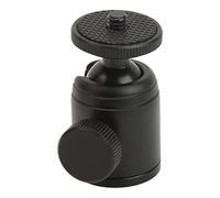 BTOSEP Mini testa a sfera universale, compatta in alluminio, supporto rotante per trasmissioni live e selfie stick, 1 X