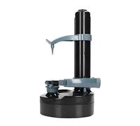 BTOSEP Pelapatate elettrico multifunzione automatico pelapatate strumento per uso materiale ABS 2 lame (nero)