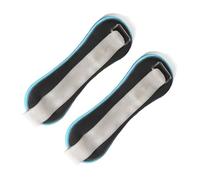 BTOSEP Pesi da polso e caviglia, cinghie resistenti per allenamento della forza, per migliorare la durata dell'esercizio per donne e uomini, 0,7 kg, 2 pezzi (nero 1 kg)