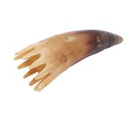BTOSEP Pettine in corno portatile con forma unica a corno per massaggio del cuoio capelluto e circolazione sanguigna, ABS leggero, 1 pezzo