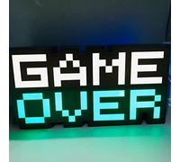 BTOSEP Phonation Game Icon Light Luce notturna luminosa colorata per sala da gioco ricaricabile USB 1 unità (Game Over)