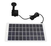 BTOSEP Pompa per Fontana Ad Energia Solare, Ecologica Ed Efficiente | Pannello solare ad alta efficienza, ottimo per terrazzi da giardino, compatibile con vasche per uccelli