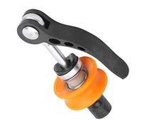 BTOSEP Porta-catena per bicicletta, compatto, per riparare e pulire le catene, realizzato in nylon resistente, colore nero e arancione
