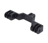 BTOSEP Preciso Dual Head Motion Camera Mount Adapter Durevole Lega di Alluminio per, Regolare Angolo per Attività All'aperto, Nero