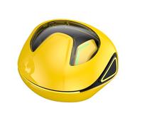 BTOSEP R25 - Auricolari da gioco wireless a bassa latenza, luce di respirazione fredda per gamer, lunga durata della batteria, cancellazione del rumore, cuffie Bluetooth (giallo)