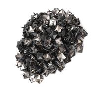 BTOSEP Rivetti Quadrati 9 Mm per Abbigliamento e Accessori Fai da Te (#5) | 200 pezzi inclusi, metallo resistente, ideale per borse, cappotti, cappelli, facile da installare