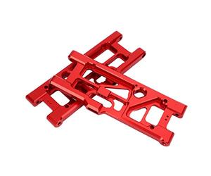BTOSEP Ruota posteriore RC in lega di alluminio, design durevole resistente al calore per 1/5 Outcast Kraton 8s, 2 pezzi (rosso)