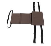 BTOSEP Sedia con supporto per albero, comoda, in tessuto Oxford color cachi scuro, regolabile, pieghevole, per gli appassionati di attività all'aperto