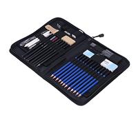 BTOSEP Set da disegno e schizzo da 40 pezzi per artisti, matite complete in grafite e carboncino per pittura, forniture artistiche versatili in tessuto Oxford