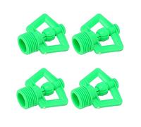 BTOSEP Set di 10 irrigatori rotanti con filettatura maschio G1/2 per irrigazione efficiente per serre e prati in plastica