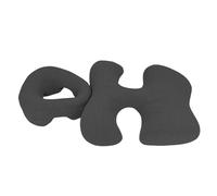 BTOSEP Set di cuscini con viso verso il basso, comfort in memory foam e supporto toracico per un massaggio rilassante a casa, 31 x 17 cm, cuscino toracico a forma di T (grigio scuro)