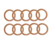 BTOSEP Set di Fasce Elastiche per Compressore d'aria, Dieci Anelli di | Design resistente all\'usura, realizzato in gomma resistente, applicazione silenziosa, prestazioni resistenti al calore,