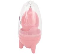 BTOSEP Shaker per Uova con Cuscinetto in Silicone per Alimenti (Rosa) | Principio di miscelazione centrifuga, design portatile, assemblaggio semplice, perfetto per le uova