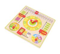 BTOSEP Strumento Educativo per l'apprendimento dell'orologio Educativo | Design in legno composito, Esperienza di apprendimento interattivo, Sviluppa il pensiero critico, Perfetto per bambini dai