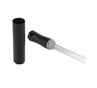 BTOSEP Strumento per mescolare il caffè, durevole in acciaio inox per uso alimentare, design ergonomico per la casa e la , 1 unità (nero)