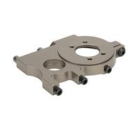 BTOSEP Supporto motore per RC Car, design CNC durevole in metallo per una facile installazione, adatto per 1/8 HSP e HOBAO, grigio titanio (grigio titanio 8487A)