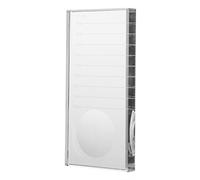 BTOSEP Supporto rettangolare per colla per ciglia in vetro, resistente, supporto adesivo per uso professionale, 10 x 5 x 1 cm, trasparente