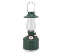 BTOSEP Umidificatore vintage a forma di cherosene, silenzioso, con luce notturna, per un'atmosfera rilassante, ABS, 280 ml (verde)